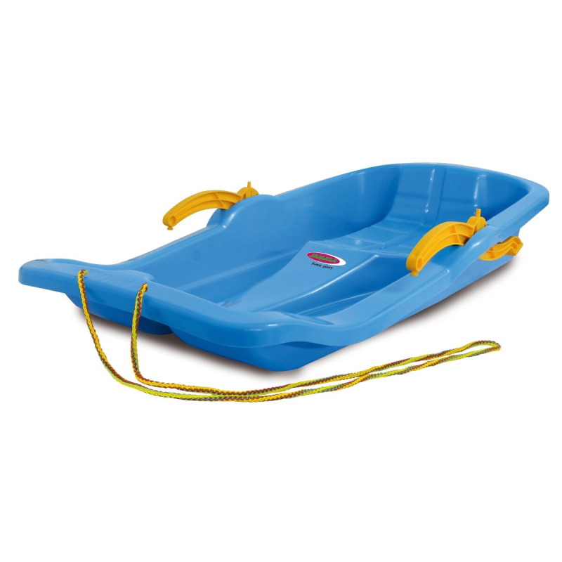 Snow Play boby Karol 80 cm modré s brzdami