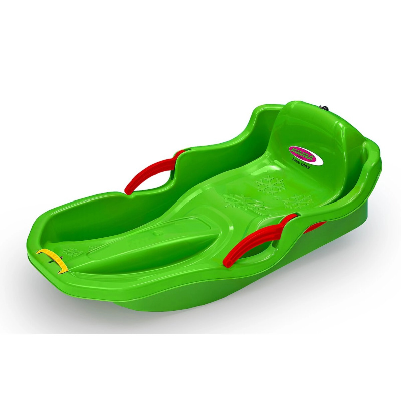 Bob Snow Play comfort 80 cm zelený s ručními brzdami