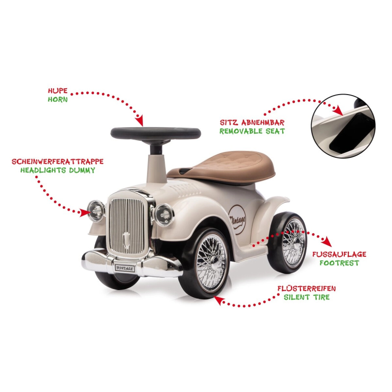 Odrážedlo JAMARA Classic Car bílé
