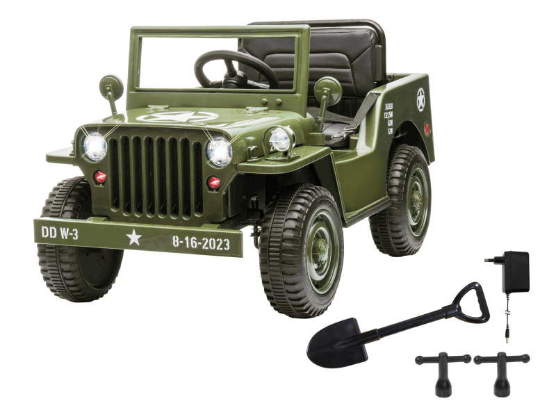 Jamara Ride-on Jeep Willys MB Army