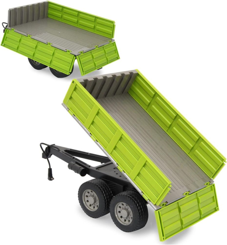 JAMARA sklápěcí přívěs pro RC traktor 1:16 světle zelený