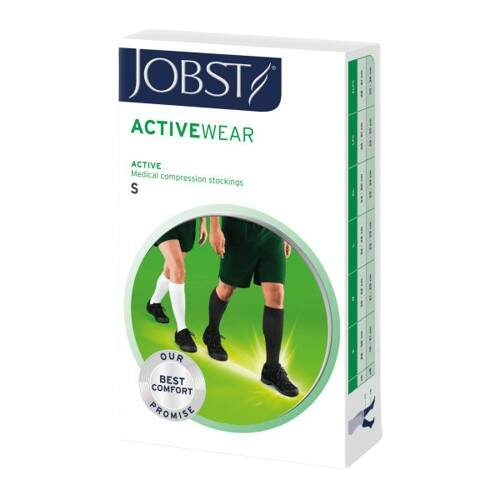 JOBST ActiveWear I.kompresní třída punčochy lýtkové se špicí velikost S bílé