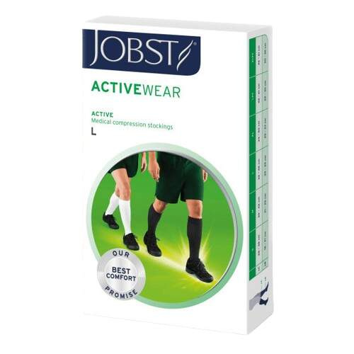 JOBST ActiveWear I.kompresní třída punčochy lýtkové se špicí velikost L bílé