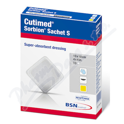 BSN MEDICAL Cutimed sorbion sachet 10 cm x 10cm 10ks  7323206