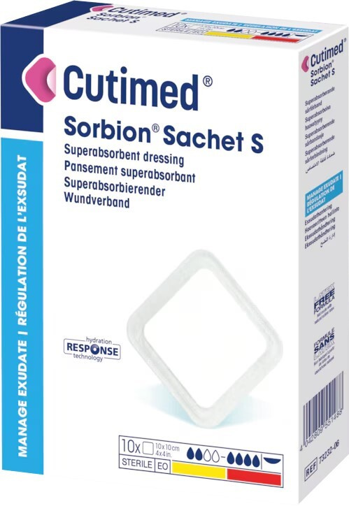 BSN MEDICAL Cutimed sorbion sachet 10 cm x 10cm 10ks  7323206
