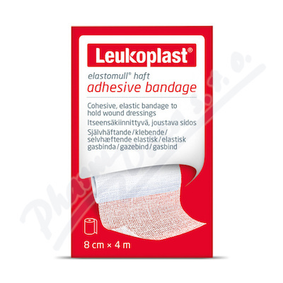 Leukoplast Elastomull haft 8 cm x 4 m elastické obinadlo 1 ks