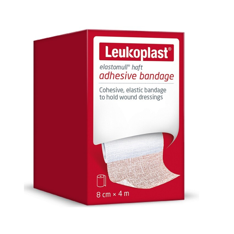 Leukoplast Elastomull haft 8 cm x 4 m elastické obinadlo 1 ks