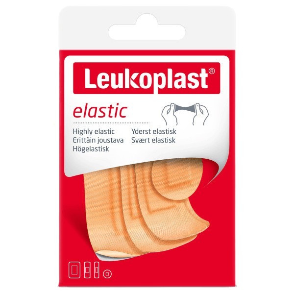 LEUKOPLAST Elastic náplast pružná 4 velikosti 40 kusů