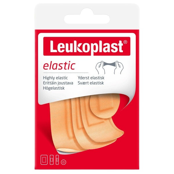 LEUKOPLAST Elastic náplast pružná 4 velikosti 40 kusů