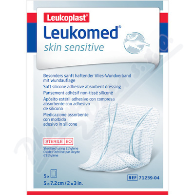 Leukoplast Leukomed Skin Sensitive 5 x 7,2 cm 5 ks