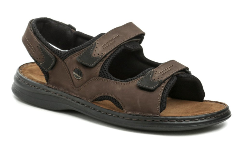 Josef Seibel 10236 hnědé pánské nadměrné sandály EUR 47