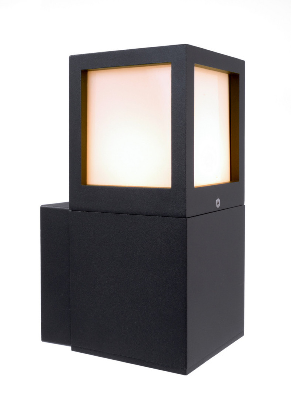 DEKOLIGHT Venkovní nástěnné svítidlo Facado hranaté, v. 24,5 cm, 1xE27, 20W, IP54
