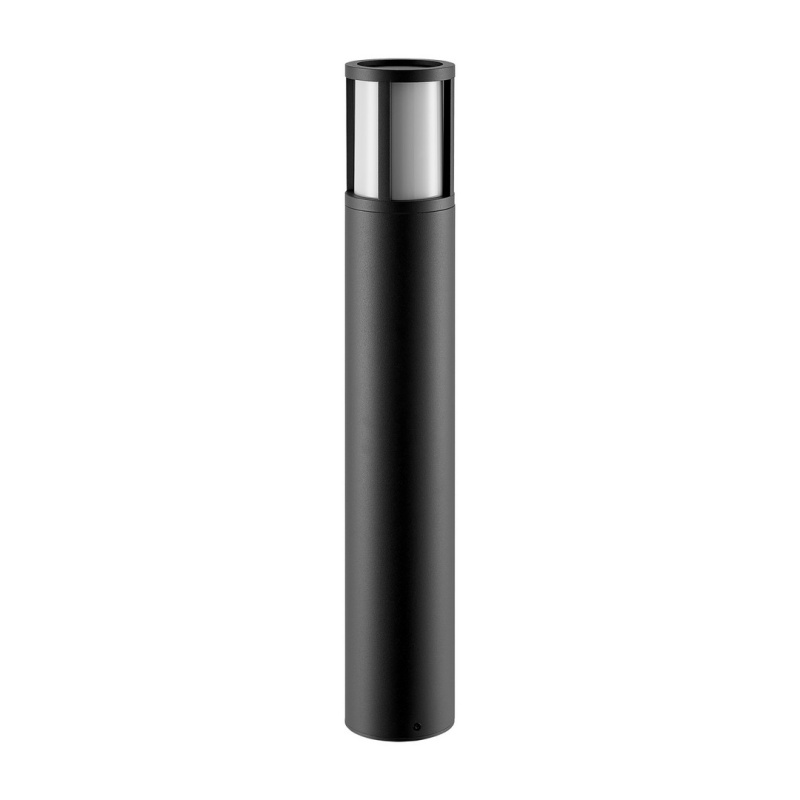 DEKOLIGHT Venkovní sloupek Facado kulatý, 65 cm, 1xE27, 20W, IP65 Barva: Černá - opálová