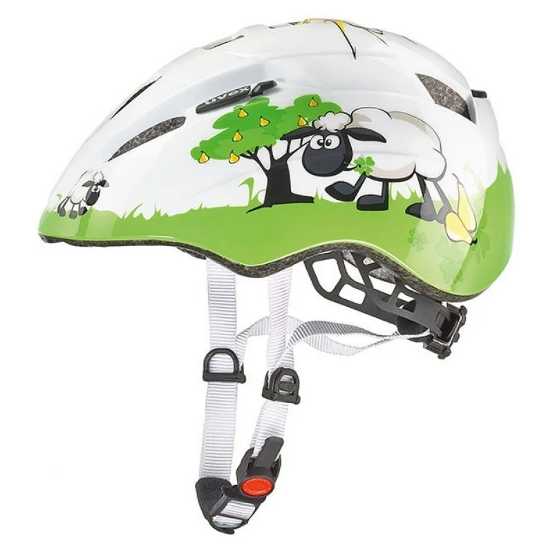 Dětská cyklistická helma UVEX Kid 2 Dolly zelenobílá