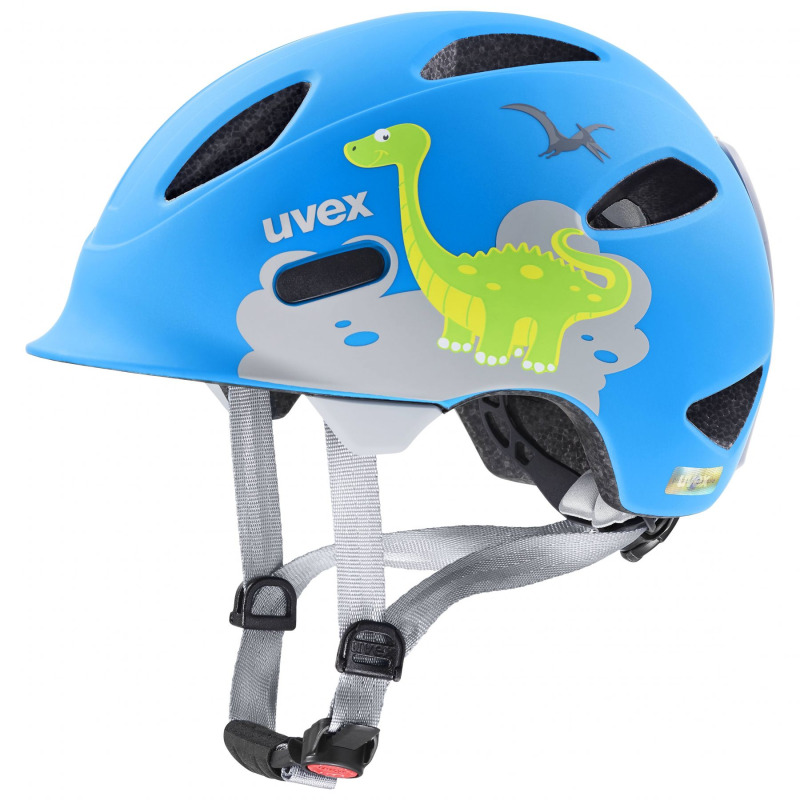 Dětská cyklistická helma UVEX Oyo Style Dino modrá Velikost: 46-50