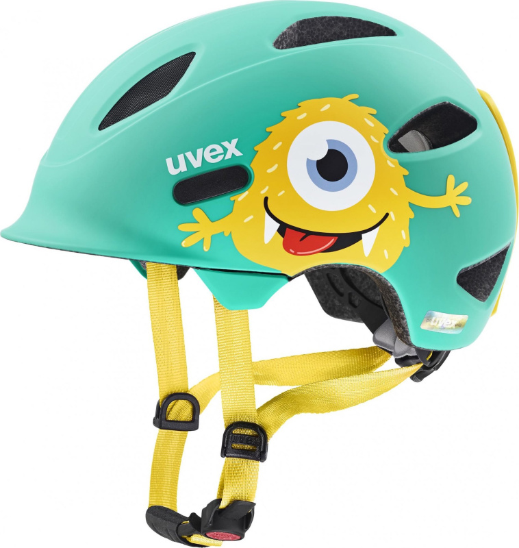 Dětská cyklistická helma UVEX Oyo Style Monster zelená Velikost: 50-54