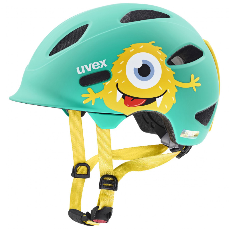 Dětská cyklistická helma UVEX Oyo Style Monster zelená Velikost: 50-54