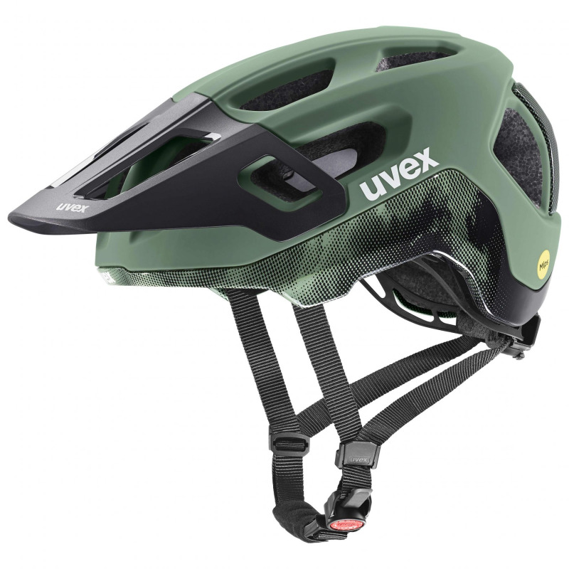 Uvex react MIPS, cyklistická helma, zelená/černá