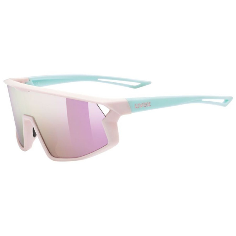 Brýle pro děti Uvex Skyryse JR - pink/green matt/mir.pink