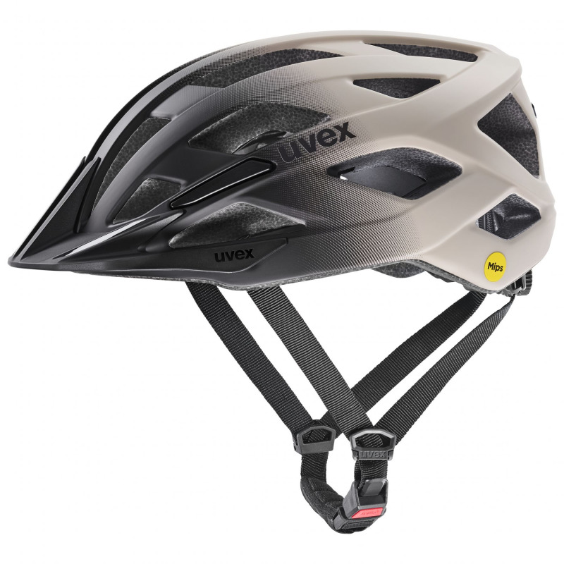 Uvex I-Vo 2 MIPS, cyklistická helma, šedá/černá