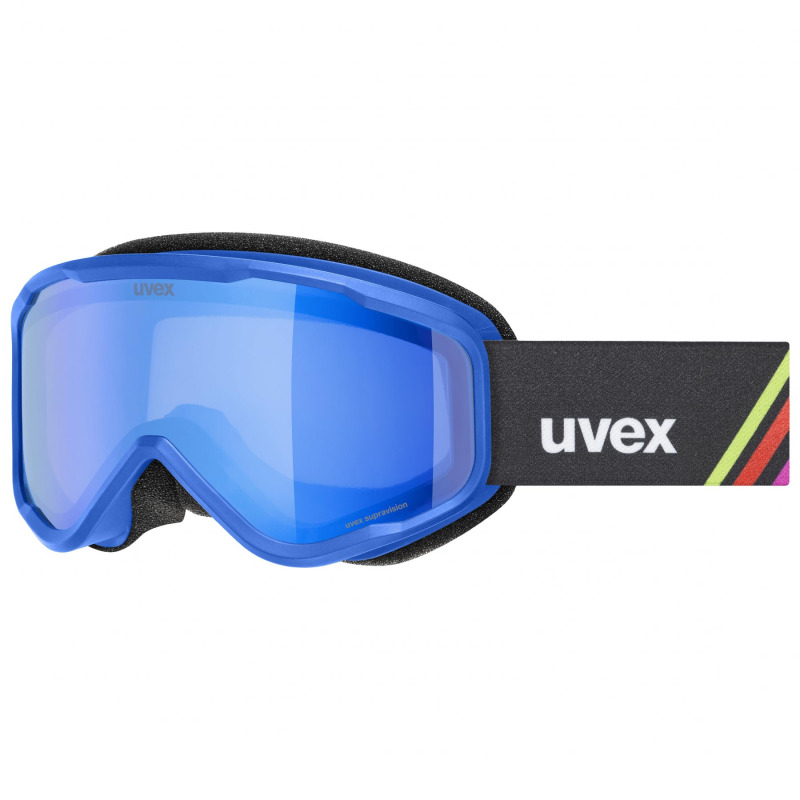 Lyžařské brýle pro děti Uvex Speedy Nova FM - blue matt/mirror blue