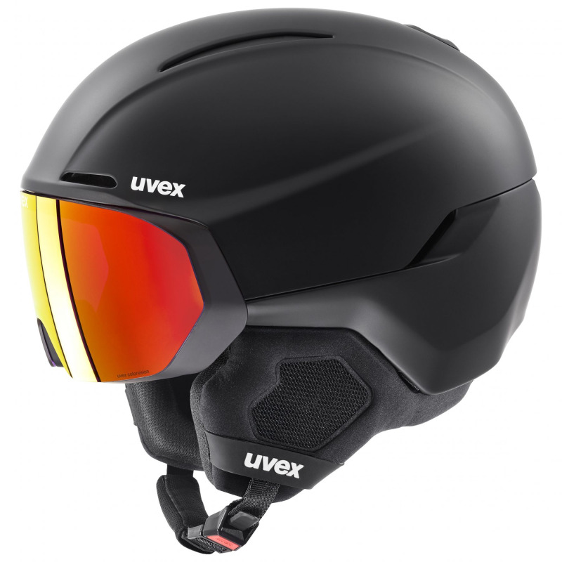 Uvex Horizon CV Visor, lyžařská helma s štítem, růžová