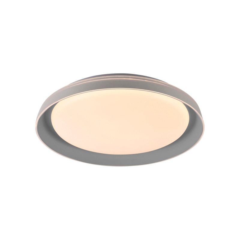 JUST LIGHT LED stropní svítidlo SATI šedé 19,5W 1200lm 3000K pr. 43 x 8,5 cm