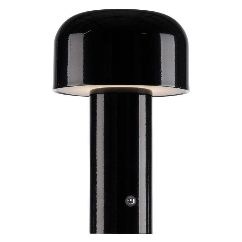 Just Light. Nabíjecí stolní LED lampa Agnes 2700-5000K černá pr. 12,9 x 21,6 cm