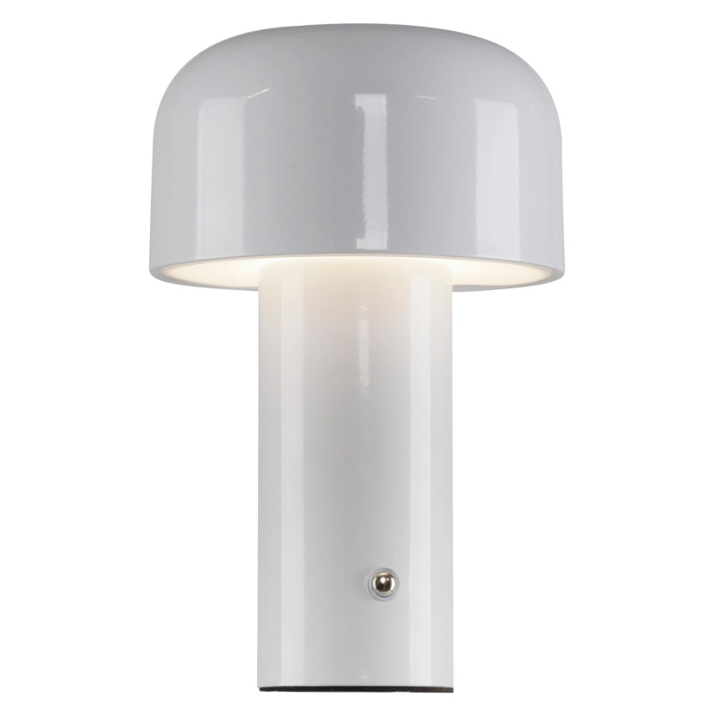 Just Light. Nabíjecí stolní LED lampa Agnes 2700-5000K bílá pr. 12,9 x 21,6 cm