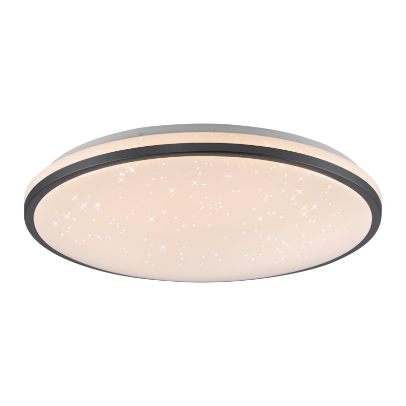 JUST LIGHT LED stropní svítidlo KYLE černé 34W 2150lm 3000K 49,3 x 9,5 cm