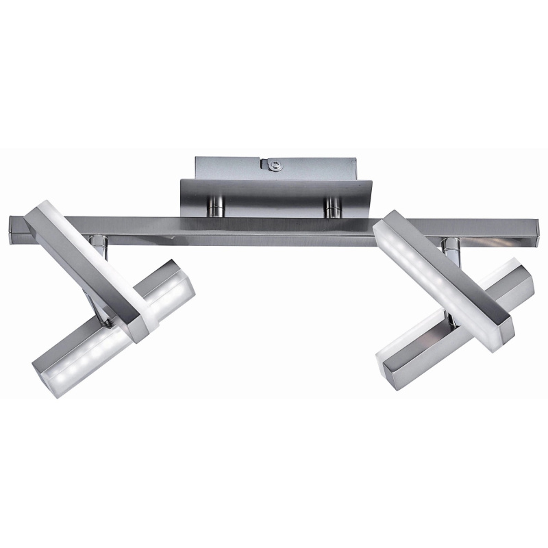 Just Light. Stropní LED svítidlo Rico 4bodové, 4x2W, ocel, 16 x 12 x 39 cm