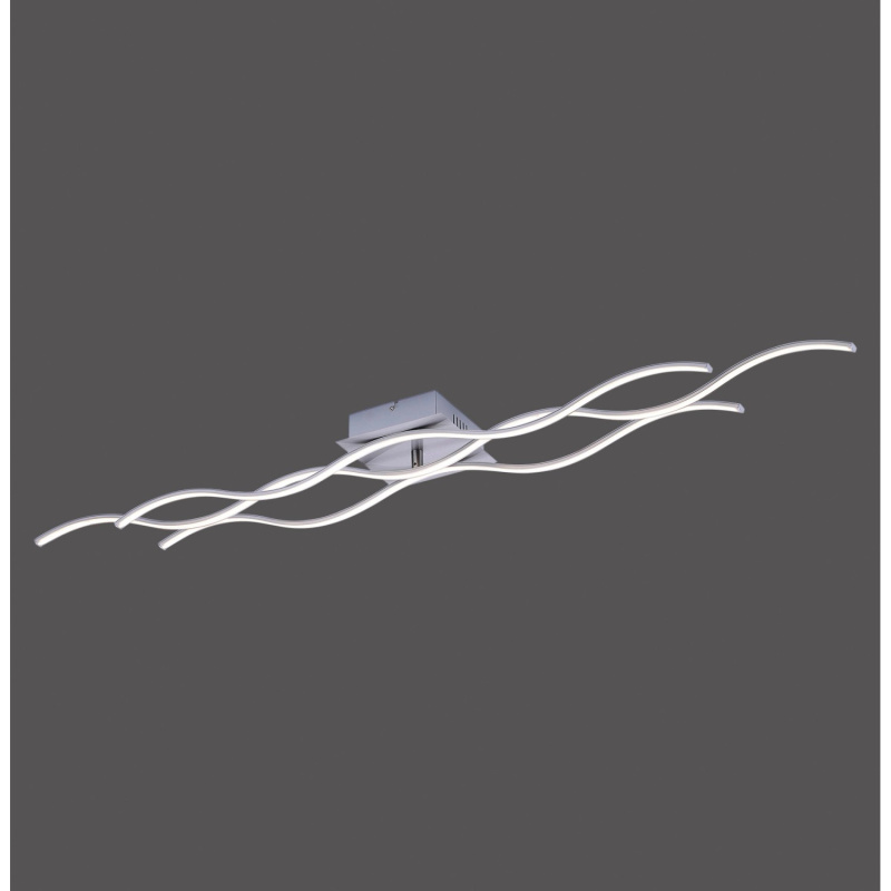 Just Light. Stropní LED svítidlo Wave, 1575 lm, ocel, 16 x 139,5 cm