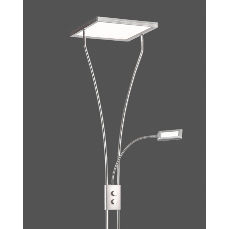 Just Light. Stojací LED lampa světlující strop Marian, 25+3,6W, 3200lm, 195 cm