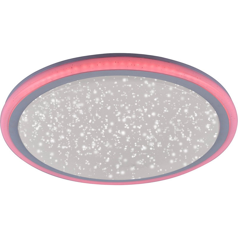 Just Light. Stropní LED svítidlo Luisa, hv. ob., RGB + 3000-6400K, pr. 60 cm