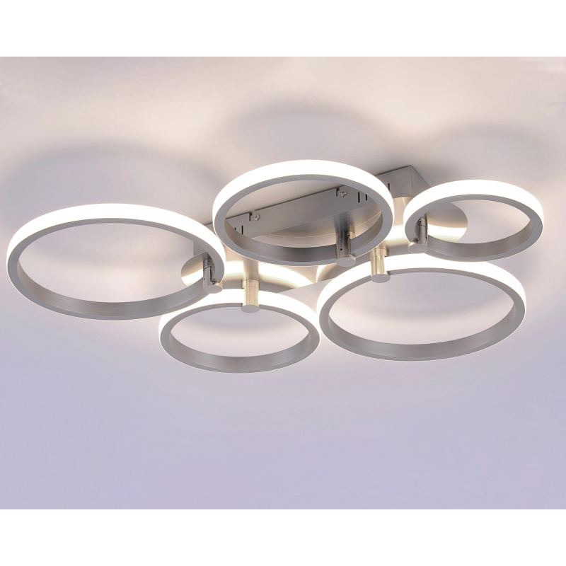 Just Light. Stropní LED svítidlo Johanna s 5 sv. zdroji, 55 x 66 cm