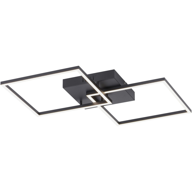 Just Light. LED svítidlo Iven černé 31W 1250lm 2700-5000K 70 x 530 x 530 mm