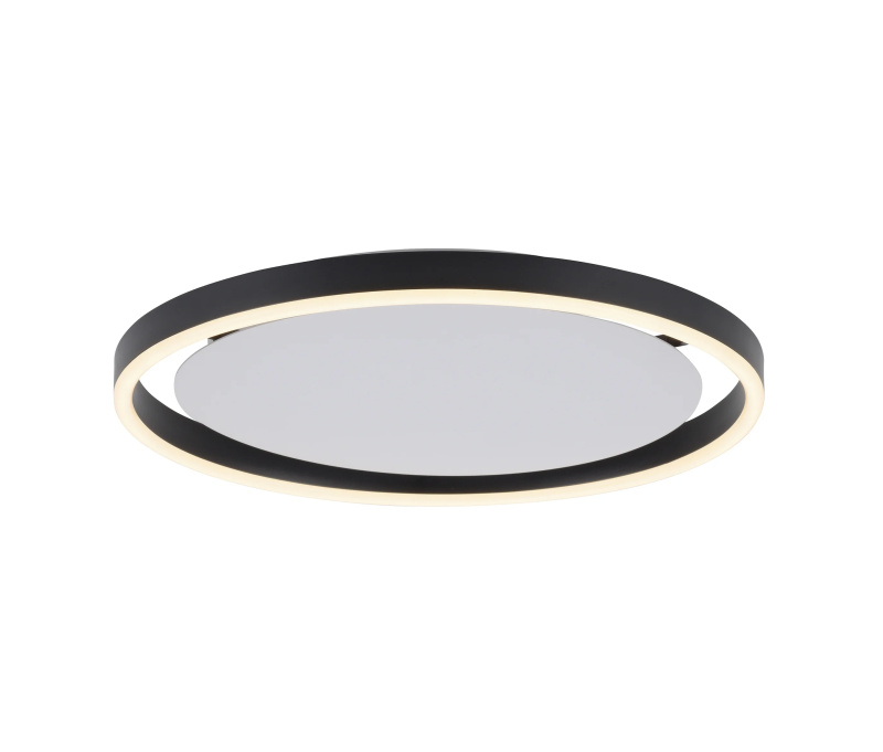 Just Light. Stropní LED svítidlo Ritus, 20W, 2650lm, 3000K, antracit, pr. 39,3cm