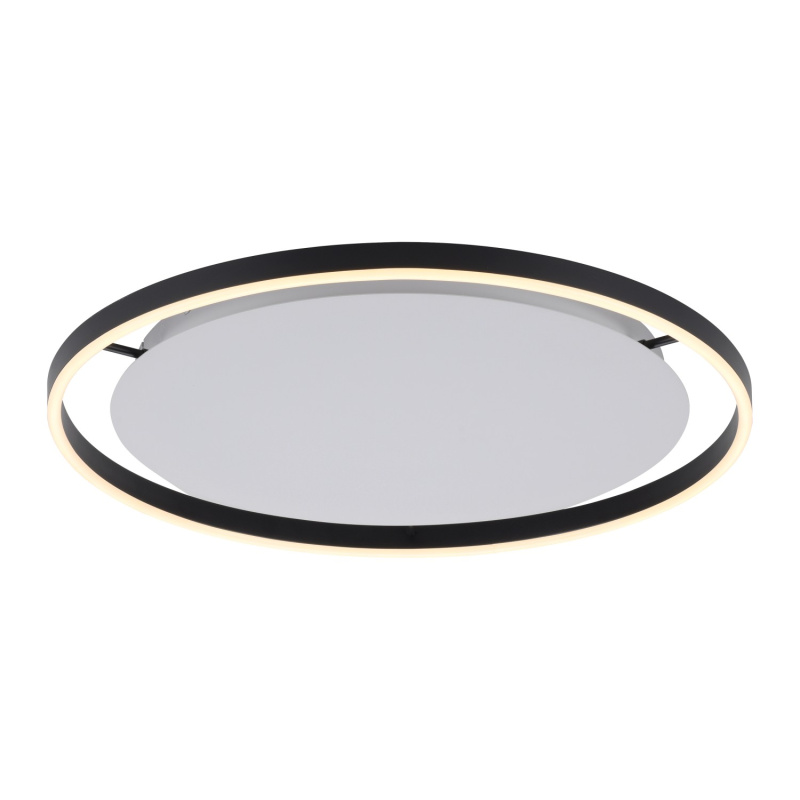 Just Light Stropní LED svítidlo Ritus, 28W, 3650lm, antracitová, pr. 58,5 cm