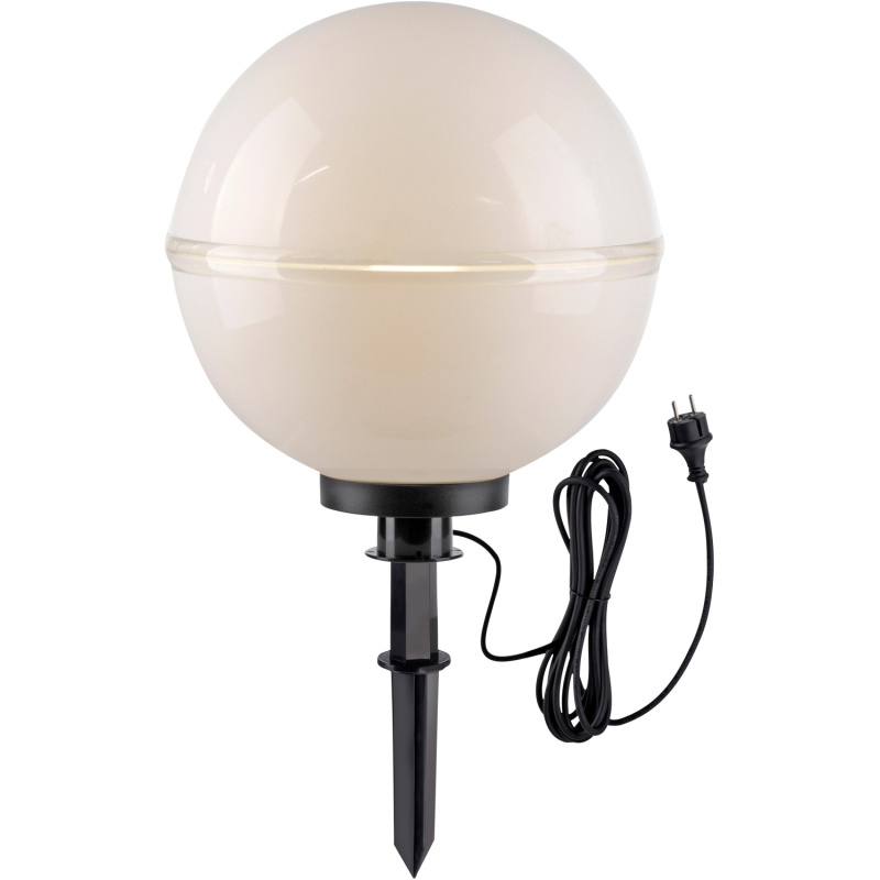 SellTec Venkovní dekorační svítidlo Hemis, 1xE27, IP44, bílá, pr. 40 cm