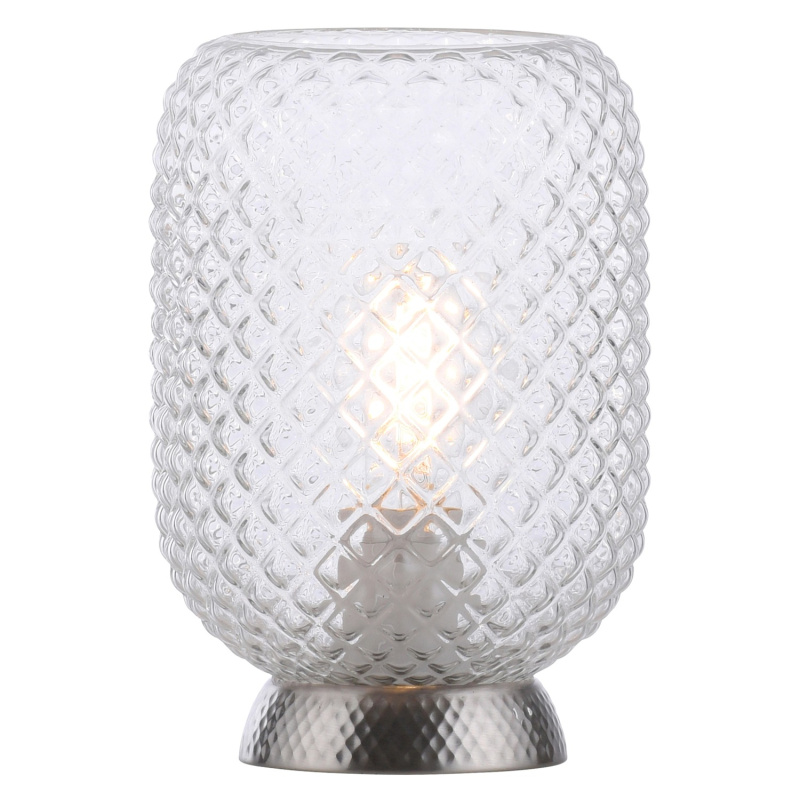 Just Light Stolní lampa Reishi, ocelová, pr. 15 x 22,5 cm