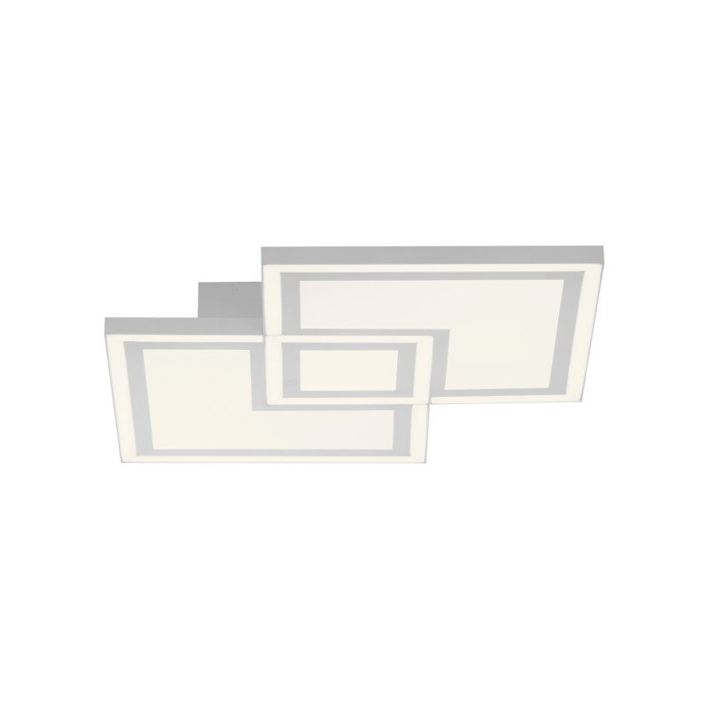 Just Light Stropní LED svítidlo Bedging, 34W, 4300lm, bílá, 40 x 40 cm