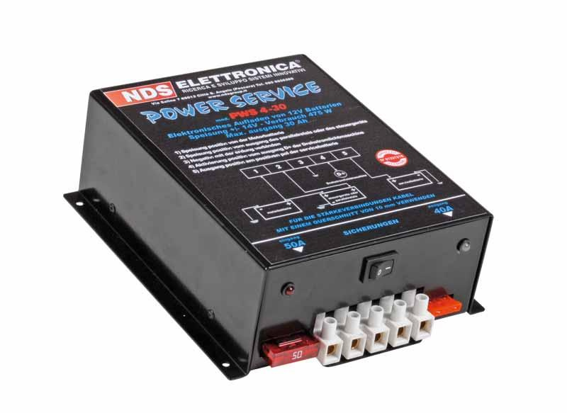 NDS Power Service PWS 4-30 Nabíječka, 12V, 30A, f.alternátor od 90A