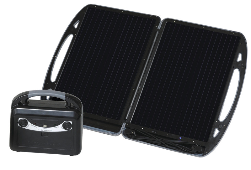 Mobilní solární generátor Carbest s 13W modulem a baterií 12V/7A