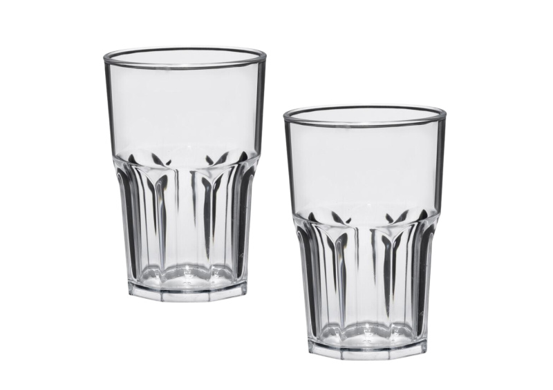 Sklenice na vodu Camp4 FACET 630 ml, 2 ks