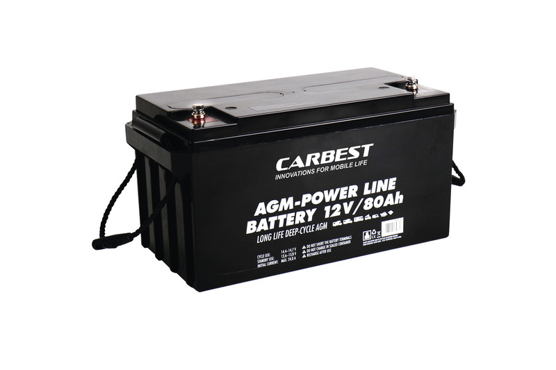 Baterie Carbest AGM 80Ah 350x167x179mm