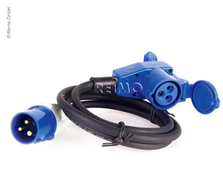 CARBEST CEE připojovací adaptérový kabel s CEE zástrčkou a úhlovou spojkou. 25 m - 3 x 2,5 mm²