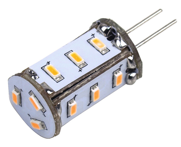 CARBEST LED žárovka G4 s paticí Carbest, 1W, 82 lumenů, 15x teplá bílá SMD