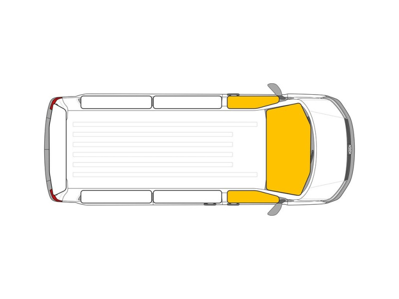 CARBEST Vnitřní termoclona pro Nissan NV300,  Renault Trafic, Opel Vivaro Varianta: Renault Trafic II/NissanNV300/Opel Vivaro B, od roku 2015