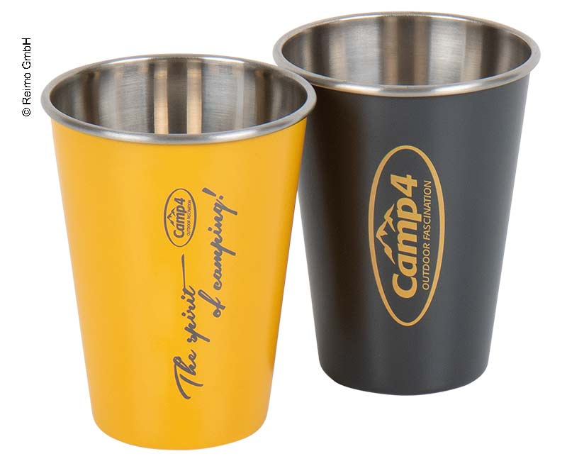 Sada 2 hrnků z nerezové oceli Camp4 HARMONY 500ml
