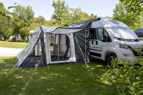 REIMO TENT Samostatně stojící nafukovací předstan TOUR BREEZE AIR Varianta: Montážní výška 225-250 cm